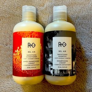 R+Co Bel Air Shampoo and Conditioner set.